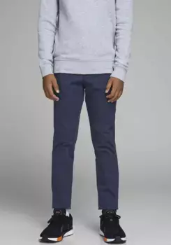 Брюки-чиносы Jack & Jones Junior "JPSTMARCO JJBOWIE NOOS JNR", синий