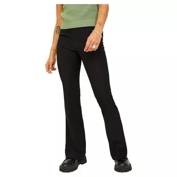 Брюки-чиносы Jack & Jones Mynte Slim Flared Fit High Waist, черный