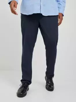 Брюки-чиносы Jack & Jones PlusSize "JPSTMARCO JJCOOPER CHINO NOOS PLS", синий