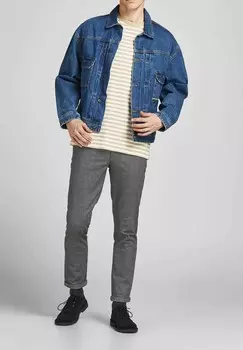 Брюки-чиносы Jack & Jones, серый