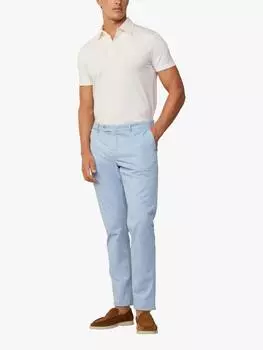 Брюки-чиносы kensington slim fit Hackett London, цвет Spa Blue