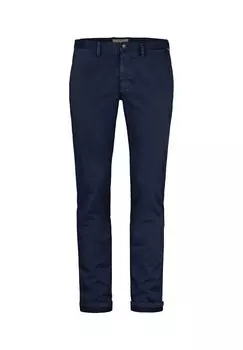 Брюки-чиносы классического кроя с стрейчем ODESSA redpoint, темно-синий