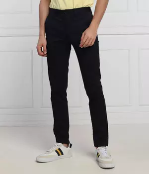 Брюки-чиносы Lacoste Slim Fit, синий