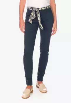 Брюки-чиносы Le Temps Des Cerises "DYLI 5" с окантованными задними карманами, синий