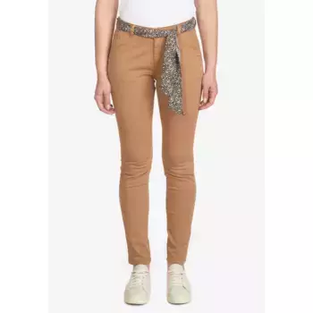 Брюки-чиносы Le Temps Des Cerises "DYLI 4" из эластичного хлопка, белый