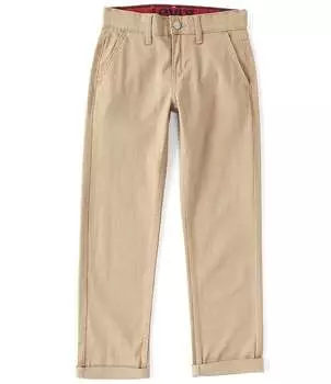 Брюки-чиносы Levi's Big Boys 8-20 502 стандартного зауженного кроя, бежевый
