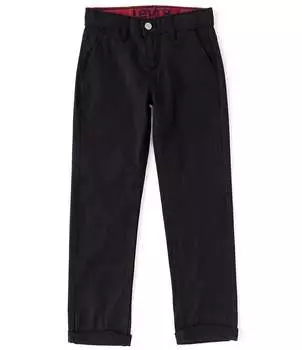 Брюки-чиносы Levi's Big Boys 8-20 502 стандартного зауженного кроя, черный