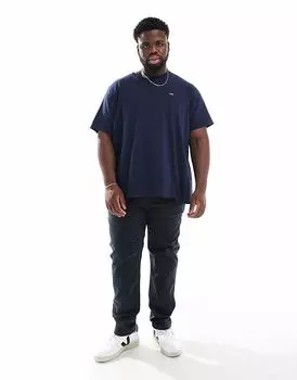 Брюки-чиносы Levi's Big & Tall XX Standard Tapered из твила черного цвета