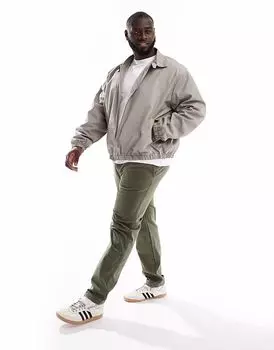 Брюки-чиносы Levi's Big & Tall XX Standard Tapered из твила темно-зеленого цвета