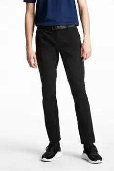 Брюки-чиносы LINDBERGH (2 шт.), с поясом и стрейчем, черный