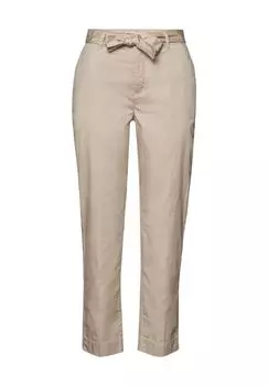 Брюки-чиносы Малина, пояс, боковые карманы, женские Adagio, песочный
