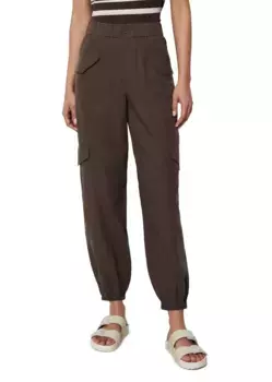 Брюки-чиносы Marc O'Polo DENIM "из смеси лиоцелла и льна Tencel", коричневый
