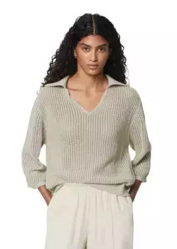 Брюки-чиносы Marc O'Polo "из слегка эластичной вискозы", серый