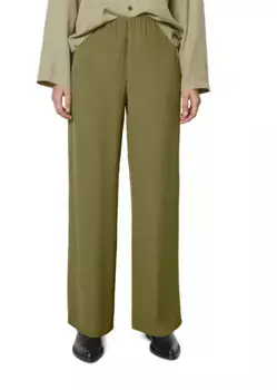 Брюки-чиносы Marc O'Polo "из струящегося вискозного крепа", зеленый