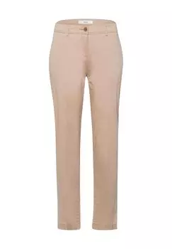 Брюки-чиносы Марон, боковые карманы, шлевки для ремня, женские BRAX, песочный