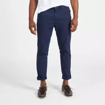 Брюки-чиносы мужские хлопок 100 темно-синие TRIBORD, цвет blau