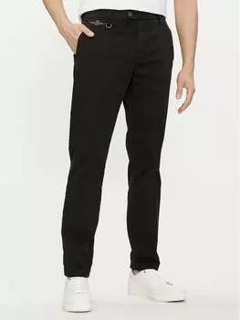 Брюки чиносы обычного кроя Aeronautica Militare, черный