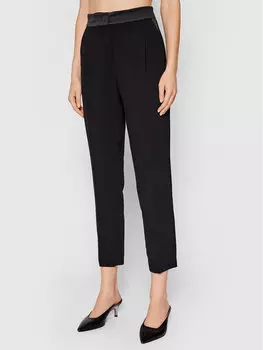 Брюки чиносы обычного кроя Marella, черный