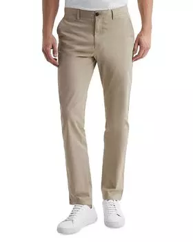 Брюки-чиносы Pitch Washed Slim Fit REISS, коричневый/бежевый
