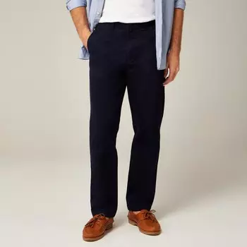 Брюки-Чиносы прямого кроя Broken-In J.Crew, синий