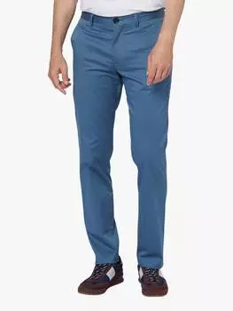 Брюки-чиносы прямого кроя средней посадки Paul Smith, синий