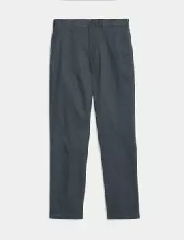 Брюки-чиносы Regular Fit Heritage Twill Marks & Spencer, цвет Carbon