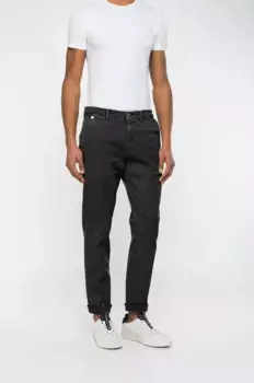 Брюки-чиносы Replay "Benni Regular Slim Chino", черный