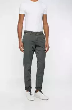Брюки-чиносы Replay "Benni Regular Slim Chino", зеленый