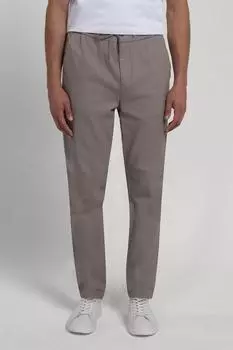 Брюки-чиносы с кулиской на талии Larsson & Co, бежевый