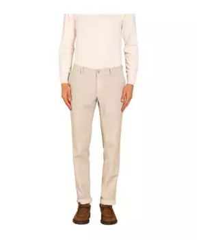 Брюки Чиносы с микрорисунком Mason'S, бежевый
