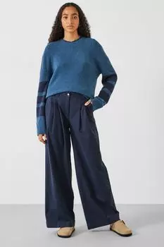 Брюки-Чиносы с широкими штанинами Hush, синий