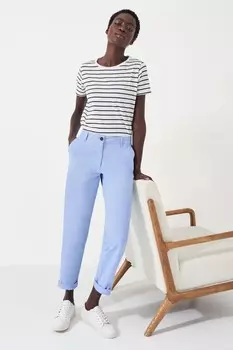 Брюки-Чиносы Salcombe Crew Clothing Crew Clothing Company, синий