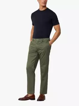Брюки-чиносы sanderson классического покроя Hackett London, цвет Thyme Green
