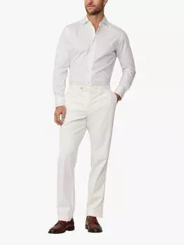 Брюки-чиносы sanderson классического покроя Hackett London, белый