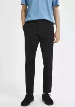 Брюки-чиносы SELECTED HOMME "SLH175-SLIM NEW MILES FLEX PANT NOOS", черный