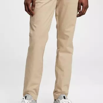 Брюки-Чиносы skinny-fit из эластичного хлопка Gap, бежевый