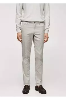 Брюки-чиносы Slim Cut Serj Mango, серый