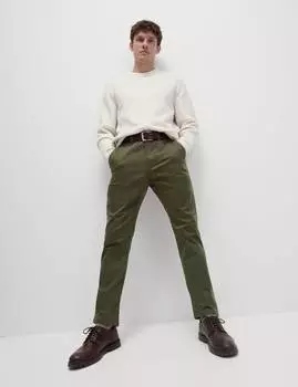 Брюки-чиносы Slim Fit Stretch Marks & Spencer, цвет Faded khaki