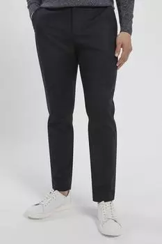 Брюки-чиносы Smart Slim Fit из хлопка стрейч Steel & Jelly, темно-синий