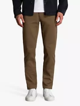 Брюки-чиносы стандартного кроя из хлопковой смеси SPOKE Heroes, аммонит