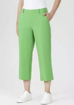 Брюки-чиносы Stehmann "Fenja" с заглаженными складками, зеленый