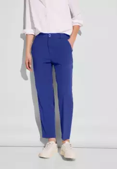 Брюки-чиносы STREET ONE со структурой, синий