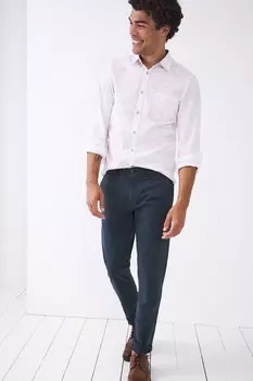 Брюки-чиносы Sutton из натурального хлопка White Stuff, синий