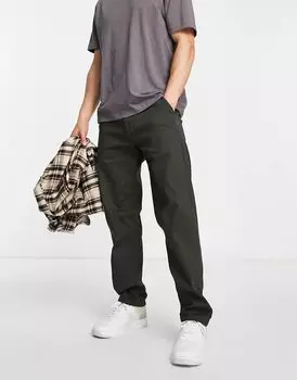Брюки-чиносы свободного кроя цвета хаки Jack & Jones Intelligence Kane