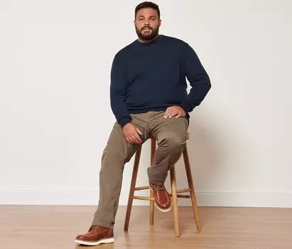 Брюки чиносы Tchibo, песочного цвета