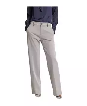 Брюки Чиносы темно синего цвета с люрексом Mason'S, серый