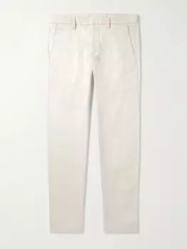 Брюки-чиносы Theo Tapered Stretch из органического хлопка и твила NN07, кремовый