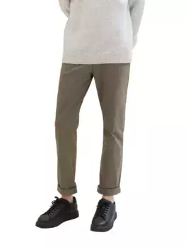 Брюки чиносы TOM TAILOR, зеленый
