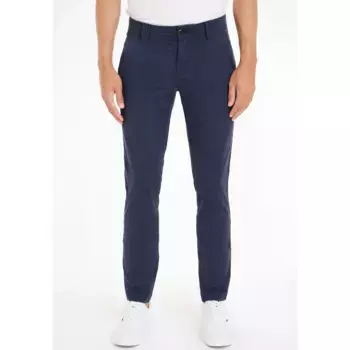 Брюки-чиносы Tommy Jeans "TJM SCANTON CHINO PANT" с фирменной этикеткой, цвет Twilight Navy