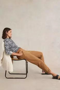 Брюки чиносы Twister White Stuff, коричневый